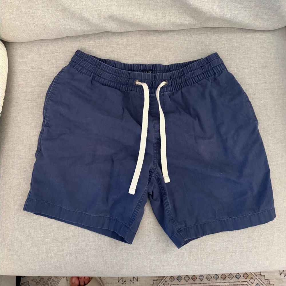 J. Crew Blue Drawstring Shorts